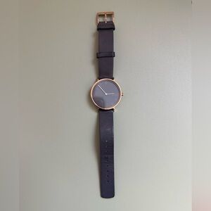 Elegant Gray and Rose Gold Women’s Skagen Watch